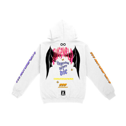 Juice WRLD Conversations Hoodie – White