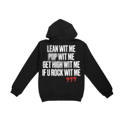 Juice WRLD Lean Wit Me Hoodie – Black 1