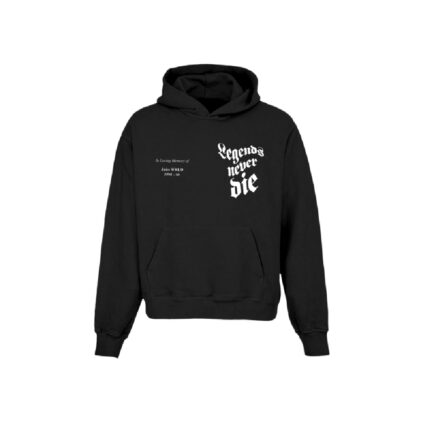 Juice Wrld In Loving Memory Hoodie Black