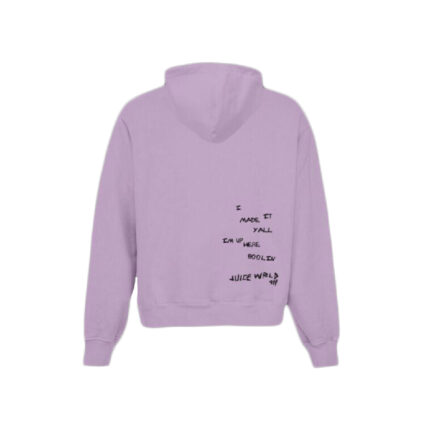 Juice Wrld In Loving Memory Hoodie Purple 1