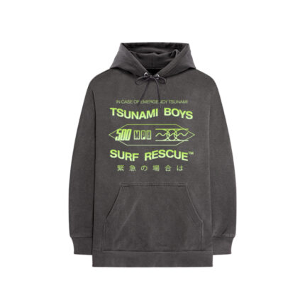 Nav Tsunami Boys Vintage Pullover Hood Black 1