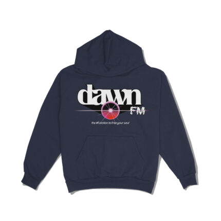 The Weeknd Dawn FM The 1 Station Hoodie Slate Blue