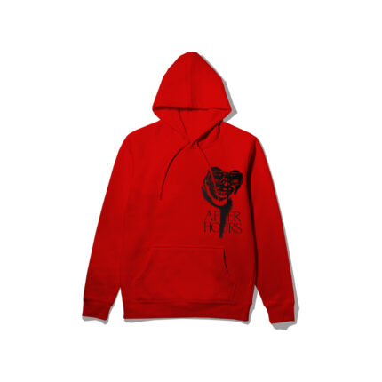 The Weeknd Insomniac Pullover Hood Red 3