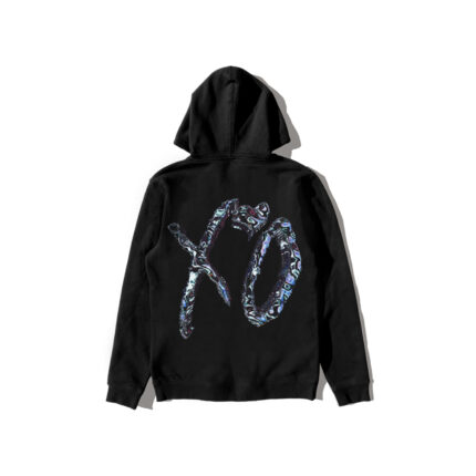 The Weeknd XO Logo After Hours Trip Pullover Hood Black