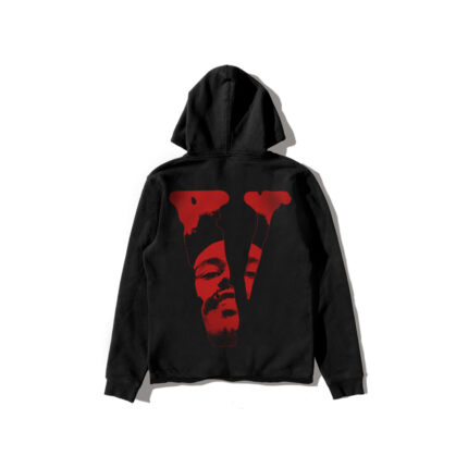 The Weeknd x Vlone After Hours Acid Drip Pullover Hood Black 1