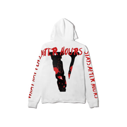 The Weeknd x Vlone What Happens After Hours Pullover Hood White 1