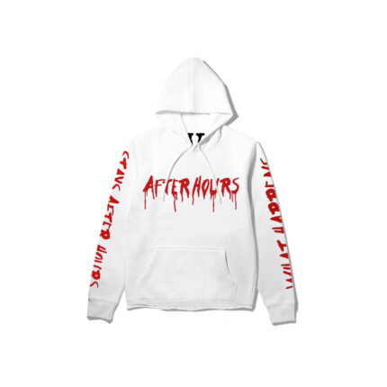 The Weeknd x Vlone What Happens After Hours Pullover Hood White