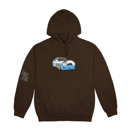 Travis Scott JACKBOYS Vehicle Hoodie Brown 1