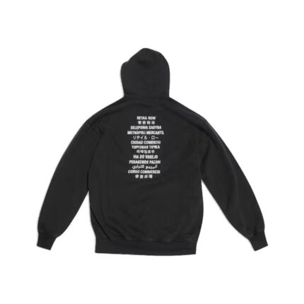 Balenciaga x FORTNITE Women Hoodie Black 1