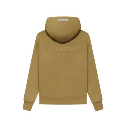 Fear of God Essentials Kids Pullover Hoodie Amber FW21 1 1