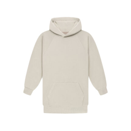 Fear of God Essentials Womens 3 4 Sleeve Hoodie Wheat SS22