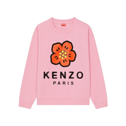KENZO x Nigo Womens Boke Flower Crewneck Sweatshirt Pink