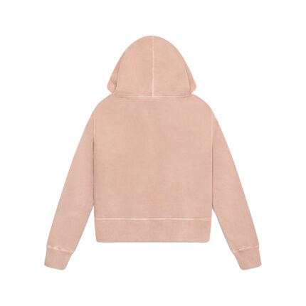 OVO Womens Garment Dye Hoodie Rose 1