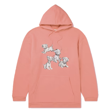 Celine Homme Pups Oversized Printed Cotton Jersey Hoodie